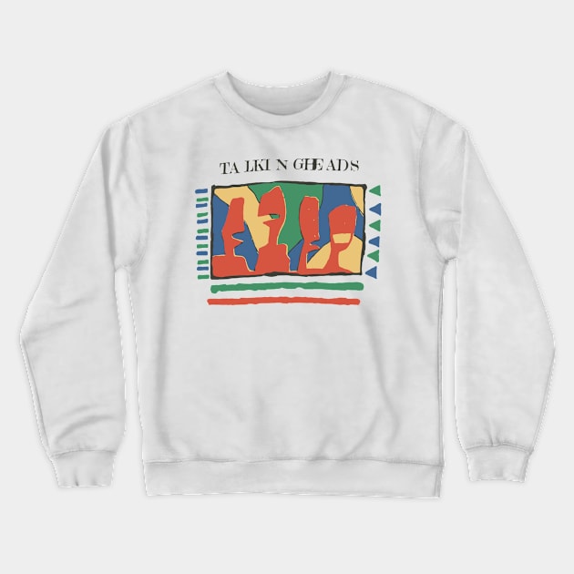 talking heads Crewneck Sweatshirt by Mr.Skull & Grunge